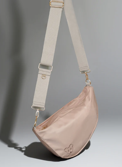Crossbody Bag in Beige Color